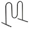 Global Industrial Wave Bike Rack, Black, Free Standing, 5-Bike 652777F - alternate 1